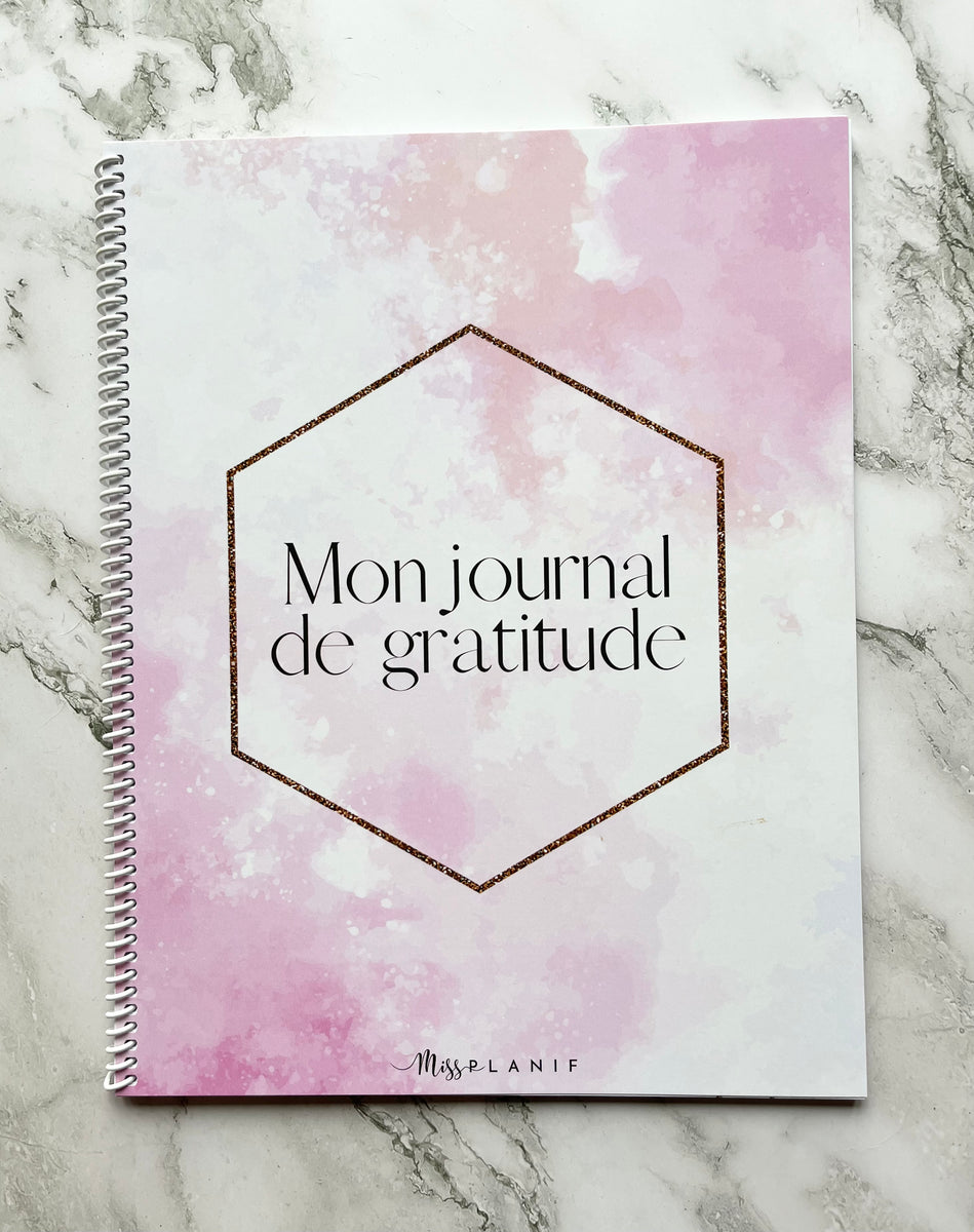 Mon journal de gratitude - imprimable – Pomango