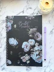 Bullet journal - Fleurs roses